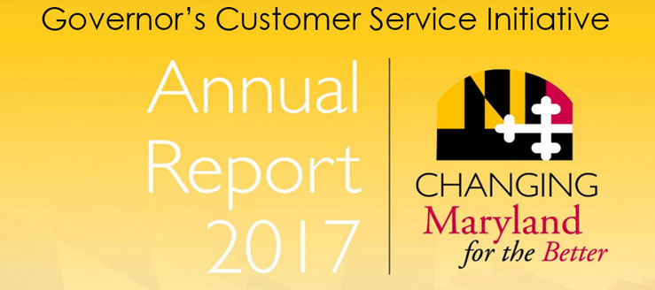 Governor Larry Hogan's Customer Service Annual Report